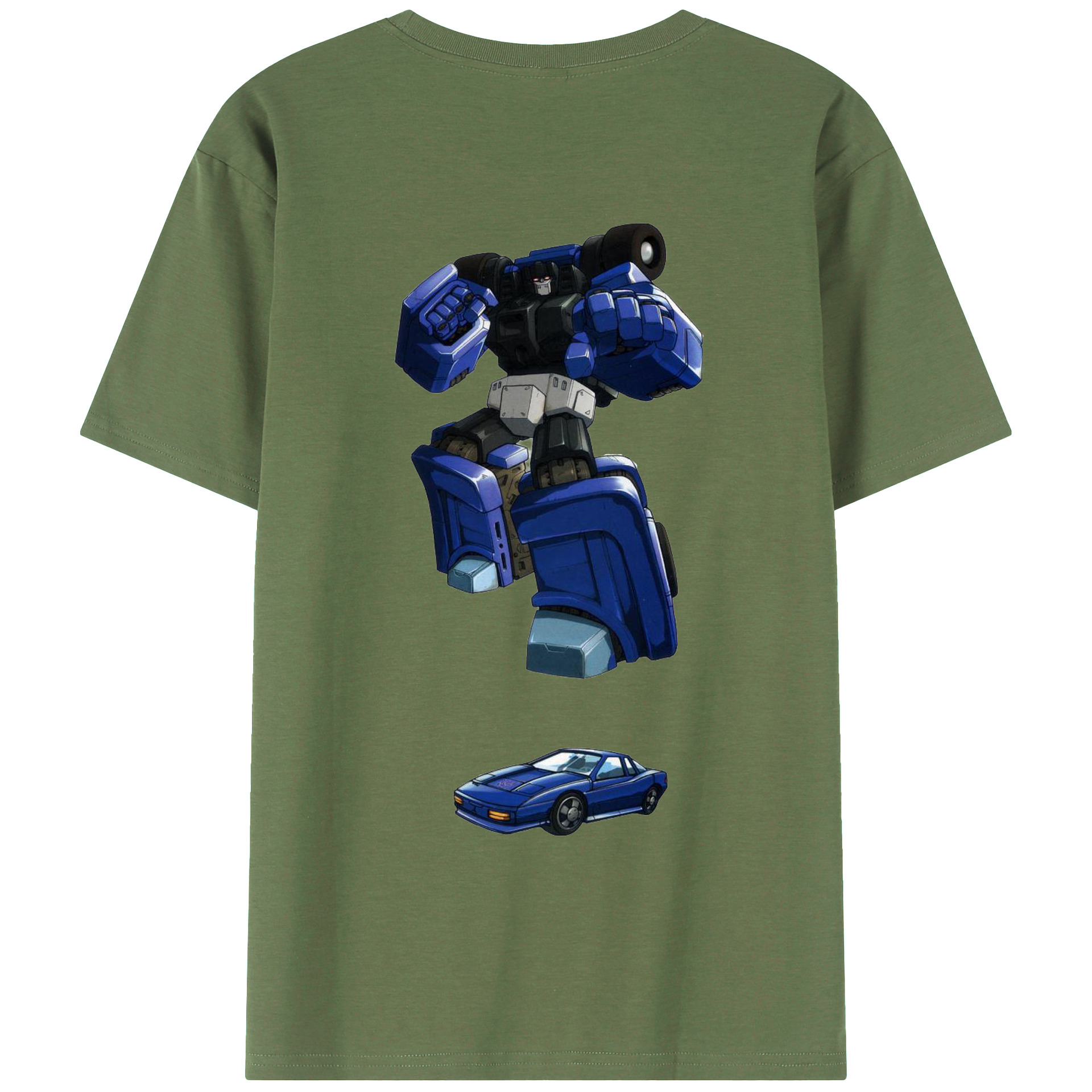 （画像用）  綿100％ メンズ半袖Tシャツ（バックプリント） 通気性